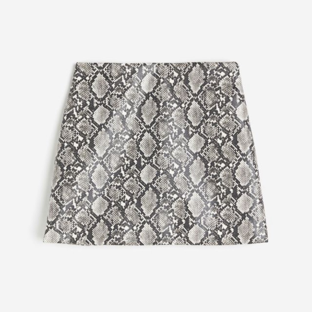 H&M Snakeskin skirt